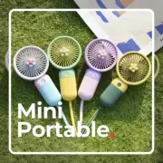 Mini Portable USB Rechargeable Fan (Green)