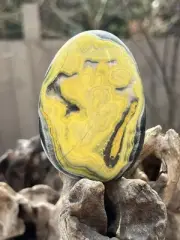 Bumblebee Jasper Freeform Pebble AAA+ : Inspiration : Intention 141g 122