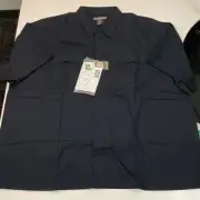 5.11 Tactical Men's Taclite Short Sleeve TDU Shirt 71339 - Navy 4XL