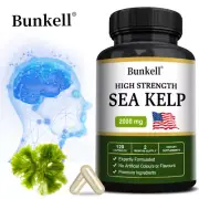 High Strength Sea Kelp 2000 Mg Support Thyroid/Nervous/Immune/Cognitive Function