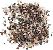 HAPINARY Aquarium Sand Fish Tank Substrate River Rocks for Aquarium Colorful Agate Chips River Rocks for Plants Gravel Root Fish Tank Soil Aquarium Gravel Small Pebbles for Indoor Plants