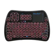 KP-810-61-RGB Spanish Three Color Backlit Mini Keyboard Touchpad Airmouse