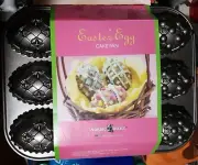 NEW Williams Sonoma Nordic Ware Egg Deco Cakelet NONSTICK EASTER EGGS Cake Pan