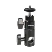 Light Stand Mount Articulated 1/4''-20 Mini Ball Head for Monitor/LED Light -...
