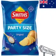 Smiths Crinkle Cut Original Potato Chips Pack Party Size 380g*