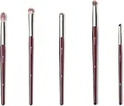 BK BEAUTY - BRUSH SET FOR HOODED OR SMALLER EYES (5PC) - Eyeshadow Brush Set for Blending, Smudging & Defining Eyeshadow and Eyeliner | Premium Eye Makeup Brushes for Precise Application