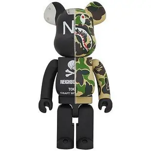 BE@RBRICK BEARBRICK 1000% BAPE x NBHD