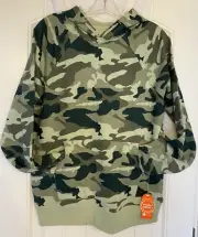 Green Camo Wonder Nation Boys Hoodie NWT Size 2XL
