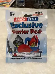 LEGO BrickFest Exclusive Warrior Pack Gold Silver Black White