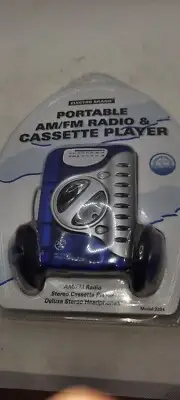 VTG Electro Brand Portable Cassette Tape Player Am/Fm Radio Headphones