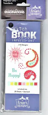 Renae's House SAMI SWATCHBOOK Impress-Ons RUB-ONS (28) SHEETS scrapbooking