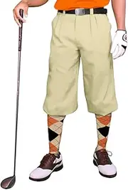Natural Microfiber Golf Knickers (Plus Fours) for Men
