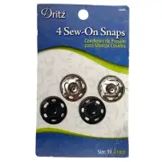 Dritz 4 Sew-On Snaps Size 10