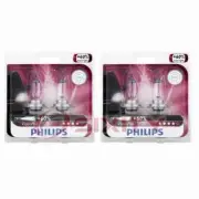 2 pc Philips High Low Beam Headlight Bulbs for Smart Fortwo 2011-2015 bk (for: Smart)