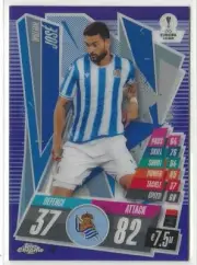 2020-21 Topps Chrome Match Attax Willian Jose Purple Refractor 299 Real Sociedad