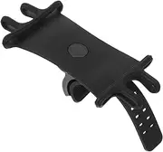 1pc Rotatable Silicone Phone Holder for Bikes Motorcycles and Scooters Phone Storage Rack Locking Mechanism for Devices Neutral