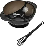 SAFIGLE Hair Coloring Bowl Kit Agitator Suction Cup Tinting Bowls for Hair Dyeing Dye Mixing Set No Mess for Salon Use