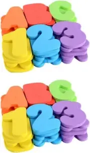 2 Sets Baby Bath Foam Letters and Numbers Set Baby Bath Toys