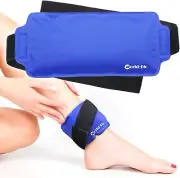 Gel Ice Pack for Injuries Adjustable Gel Pack with Strap for Wrist Ankle Knee