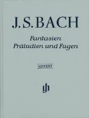 Bach Fantasies Preludes and Fugues Piano Sheet Music Henle Urtext Hardcover Book