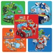 25 Transformers Rescue Bots Stickers Party Favors Teacher Supply Bumblebee