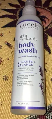 New Sealed Cuccio Naturale Lavender Oil Prebiotic Body Wash 8oz Cleanse Balance