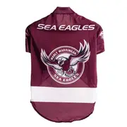 NRL Manly Sea Eagles Pet Dog/Puppy Sports Breathable Jersey Clothing/Costume L