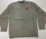 Diesel Men K-Casy Wool Pullover Sweater $298 Gray Size S