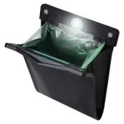Smart LED Car Trash Can Waterproof Garbage Bag Passenger Side Artificial Leat...