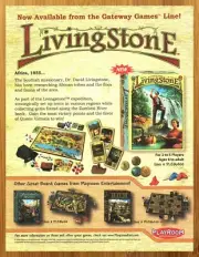 2009 Livingstone Board Game Print Ad/Poster Playroom Ilium Promo Wall Art 00s