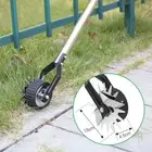 Lawn Edger Tool Long Handle Stainless Steel Rotary Shear Manual Grass Edger for