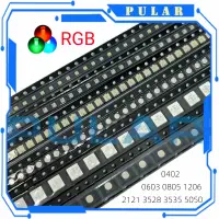 在飛比找蝦皮購物優惠-100pcs SMD LED RGB 二極管 3528 50