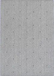 Walasi Ash Geometric Flatweave Rug