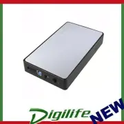 Simplecom SE325 Tool Free 3.5" SATA HDD to USB 3.0 Hard Drive Enclosure - Silver