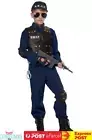 Junior SWAT Commander Military Police Boys Girls Teens Book Week Costume