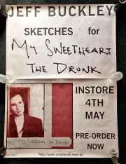 Jeff Buckley "Sketches For My Sweetheart The Drunk" 1998 Rare, new unused.