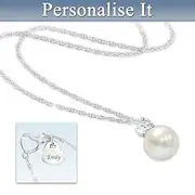 Precious Daughter Personalised Engraved Pearl Necklace