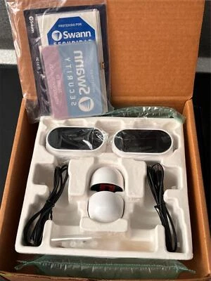 2 Pack! Swann Wire-free 1080p Security Battery Camera - White NEW