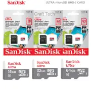 SanDisk Ultra 16GB 32GB 64GB microSDHC microSDXC Class 10 Memory Card Us Seller