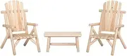 3 Patio Set Wood -5521