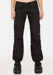 [UFO Contemporary] Black Monica Wind Pants