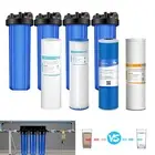 4-Stage 20 Inch Whole House Water Filter Housing Sediment CTO Carbon Filtration