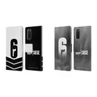 TOM CLANCY'S RAINBOW SIX SIEGE LOGO ART LEATHER BOOK CASE FOR SAMSUNG PHONES 2