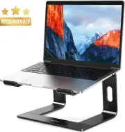 LS03 Aluminum Laptop Stand Ergonomic Riser Holder for 10-15.6" MacBook Dell HP