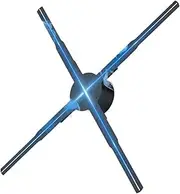 80CM 3D Hologram Fan Projector, 928 LED Beads 2000 * 928 Holographic Player, Support Video Shop Advertising Display Festival Light Festival Advertising Display