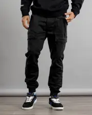 [St. Goliath] St. Goliath Men's Trail Cargo Pants in Black Size 36 36 Black