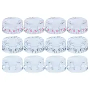 Pack of 4-Acrylic Bass Knobs Guitar Knobs Volume Tone Control Knobs Transparent