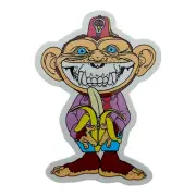 Ron English Monkey Shriner Grin Sticker