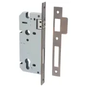 85mm Euro Roller Lock (45mm Backset), Signature Brass