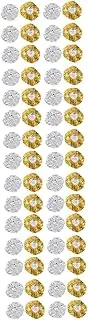 FRCOLOR 3sets Elastic Aluminum Foil Hair Cap Disposable Heat Cap for Deep Conditioning 20pcs*3